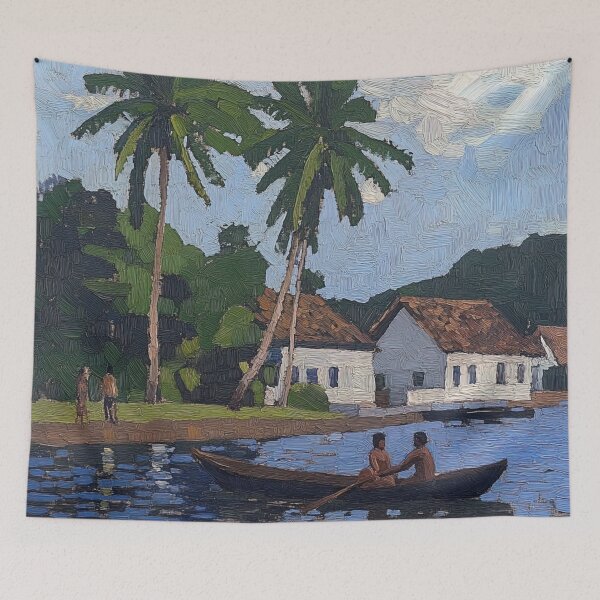 Item preview, Kalimantan | Post-impressionist painting style designed and sold by ComicsFactory.