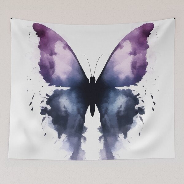 Item preview, Whispers in Watercolor: Violet Butterfly designed and sold by AbstractAnom.
