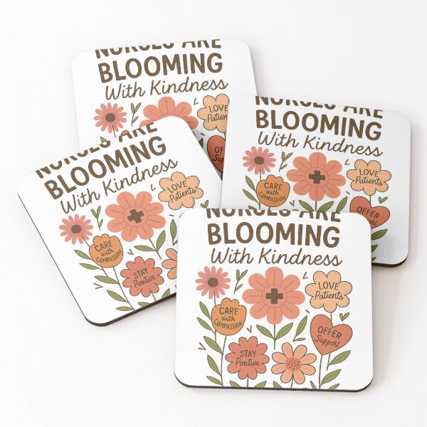 Item preview, Nurses Are Blooming with Kindness Shirt, Cute Floral Nurse Gift, Positive Nursing Quote, Compassionate Care Healthcare Design designed and sold by Giuggimade.