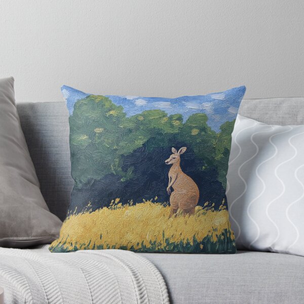 Item preview, Kangaroo | Post-impressionist painting style designed and sold by ComicsFactory.