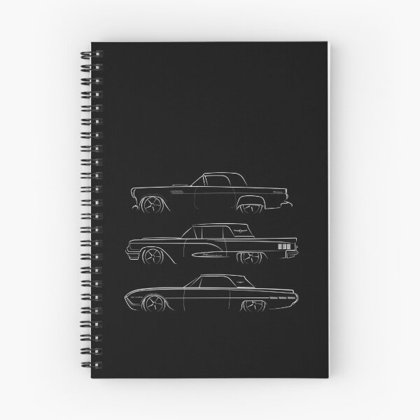 Item preview, Evolution - Ford Thunderbird - profile stencil, white designed and sold by mal-photography.