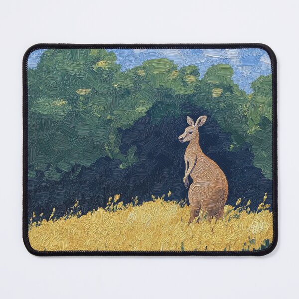 Item preview, Kangaroo | Post-impressionist painting style designed and sold by ComicsFactory.