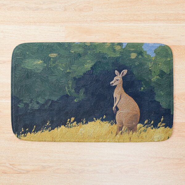 Item preview, Kangaroo | Post-impressionist painting style designed and sold by ComicsFactory.