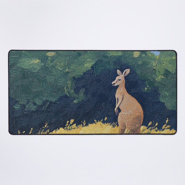 Item preview, Kangaroo | Post-impressionist painting style designed and sold by ComicsFactory.