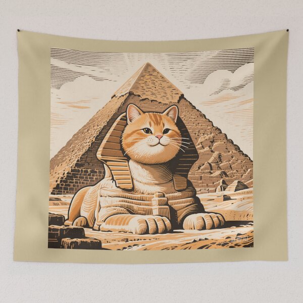 Item preview, sphinx designed and sold by artsmeow.