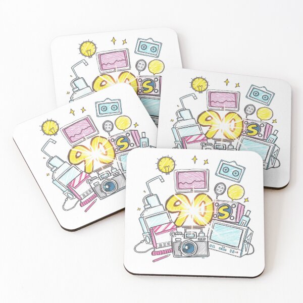 Item preview, Retro 90s Vibes – Nostalgic Doodle Throwback Design designed and sold by apoknight.