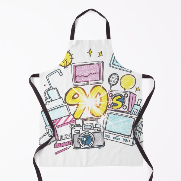 Item preview, Retro 90s Vibes – Nostalgic Doodle Throwback Design designed and sold by apoknight.