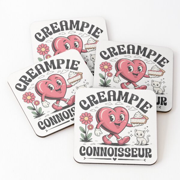 Item preview, Creampie Connoisseur - Retro Heart Mascot designed and sold by BeansterNL.