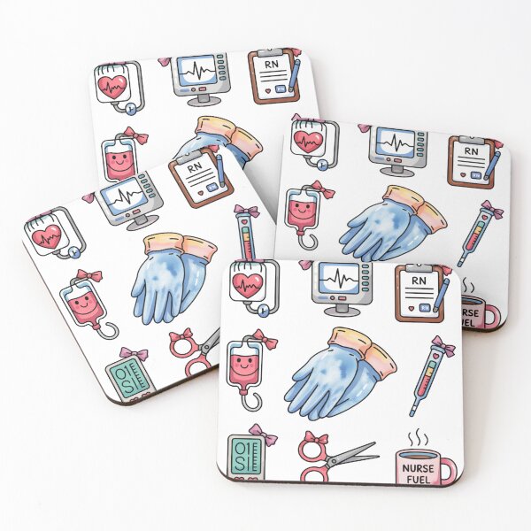 Item preview, Cute Nurse Tools Sticker Pack, Kawaii Medical Icons with Pink Bows, Nursing Essentials Set for Students and Healthcare Workers designed and sold by Giuggimade.