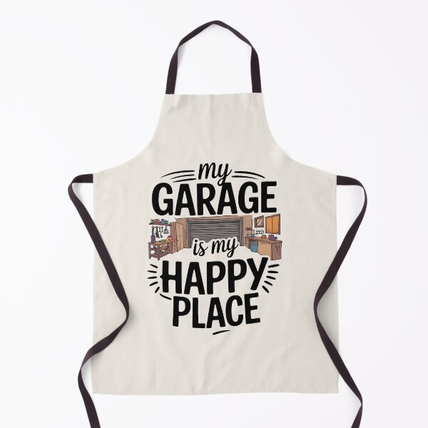 Item preview, My Garage Is My Happy Place designed and sold by Jollys-ArtShop.