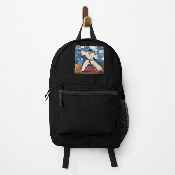 Item preview, Karate fighter | Post-impressionist painting style designed and sold by ComicsFactory.