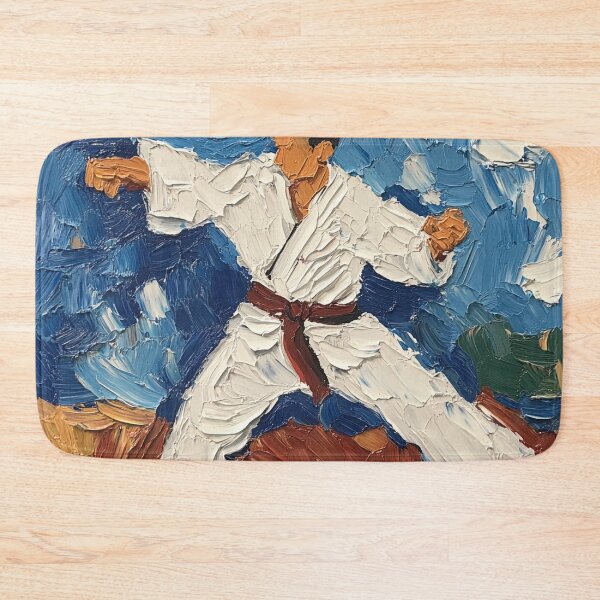 Item preview, Karate fighter  | Post-impressionist painting style designed and sold by ComicsFactory.