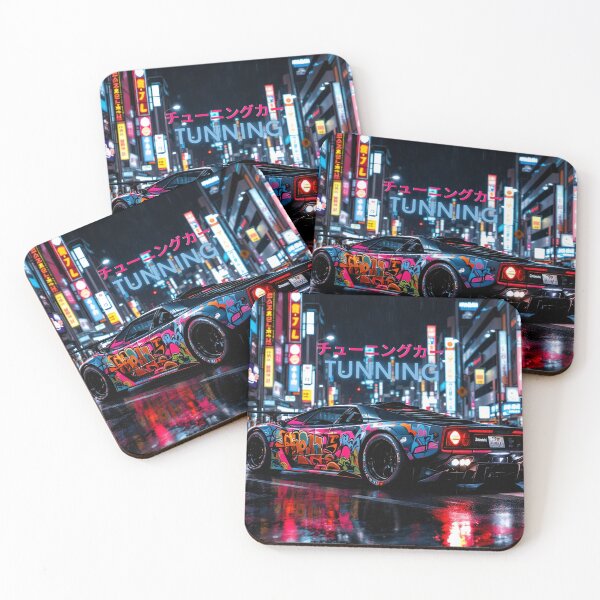 Item preview, JDM Colorful Tuning Car | Japanese Street Style designed and sold by MagneticArts23.