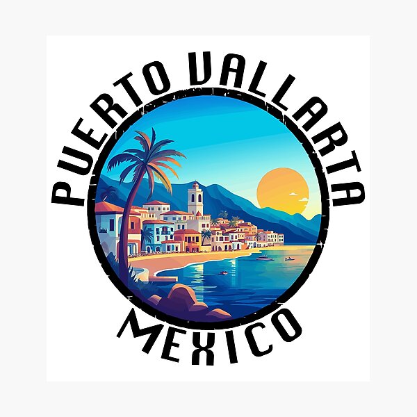 Item preview, Puerto Vallarta - Mexico (with Black Lettering) designed and sold by VelvetRoom.