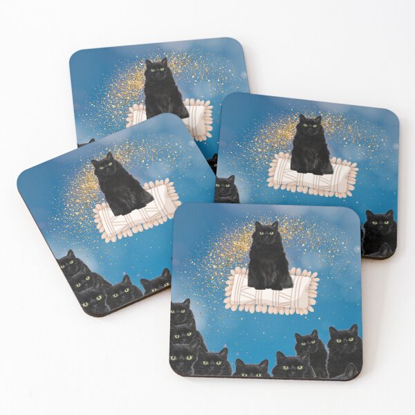 Item preview, Meowment of Black Cats - Meowtrix Realms design designed and sold by StillandSoul.