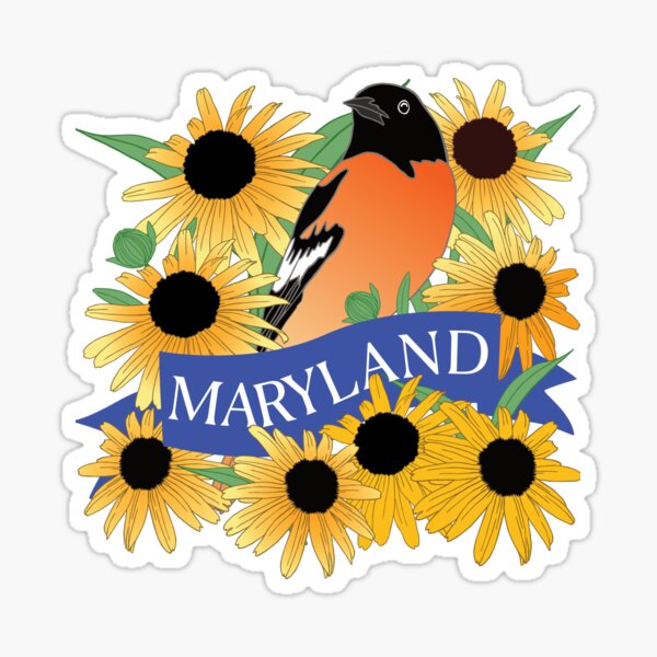 Item preview, Maryland State Flower and Bird designed and sold by WingsandPetals.