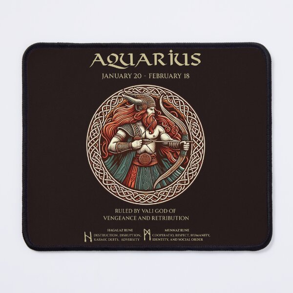 Item preview, Aquarius ruler Vali Norse Viking God of Vengeance and Retribution  designed and sold by Kjahli.