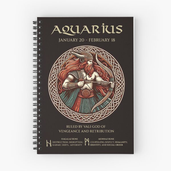 Item preview, Aquarius ruler Vali Norse Viking God of Vengeance and Retribution  designed and sold by Kjahli.