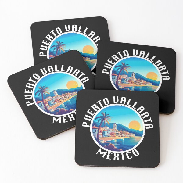 Item preview, Puerto Vallarta - Mexico (with White Lettering) designed and sold by VelvetRoom.