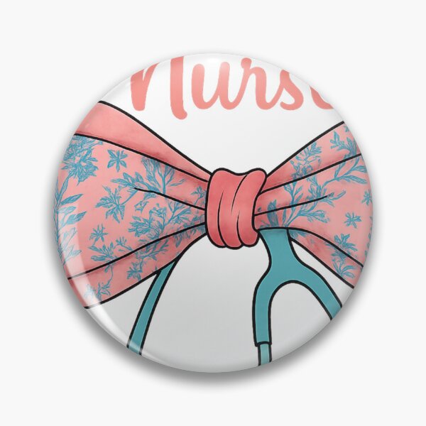 Item preview, Pediatric Nurse Bow Design, Cute Floral Stethoscope Illustration, Nurse Gift for Pediatric Healthcare Workers designed and sold by Giuggimade.