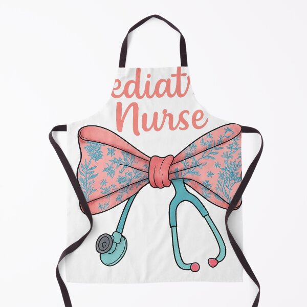 Item preview, Pediatric Nurse Bow Design, Cute Floral Stethoscope Illustration, Nurse Gift for Pediatric Healthcare Workers designed and sold by Giuggimade.
