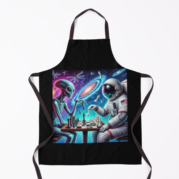 Item preview, Alien vs astronaut Chess designed and sold by Planetporridge.