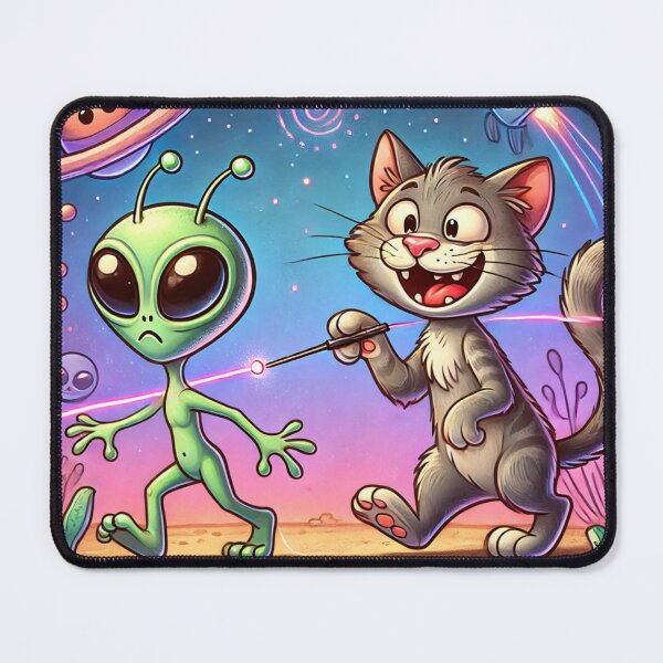 Item preview, Alien and Cat designed and sold by Planetporridge.