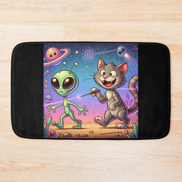 Item preview, Alien and Cat designed and sold by Planetporridge.