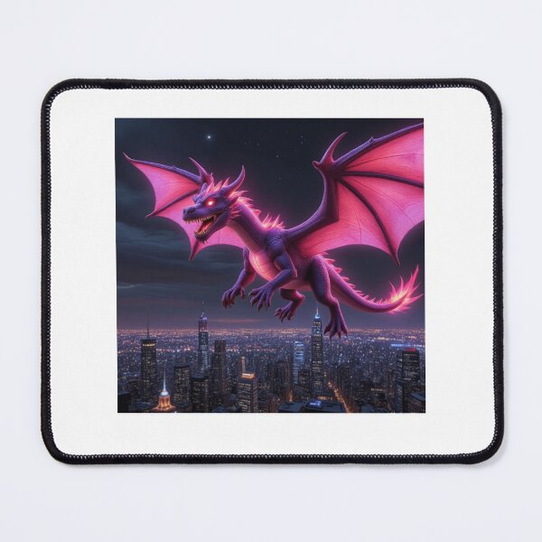 Item preview, Neon Cyber Dragon | Mythical Creature Design designed and sold by buzzprints1234.