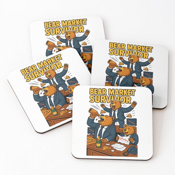 Item preview, Bear Market Survivor – Funny Stock Market Trader Design designed and sold by Serbin.