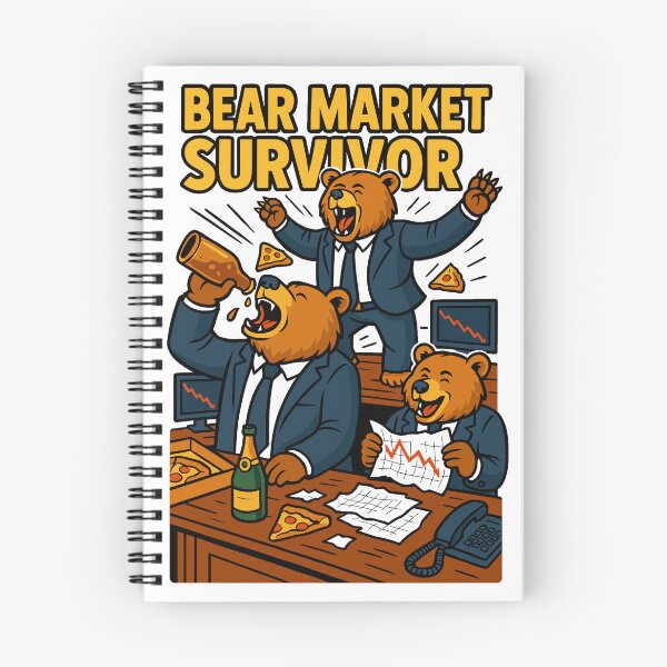 Item preview, Bear Market Survivor – Funny Stock Market Trader Design designed and sold by Serbin.