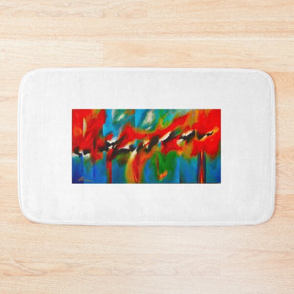 Item preview, Diem red ... Acrylic on canvas, 24x48, SKU 1095  designed and sold by Romeo Dobrota.
