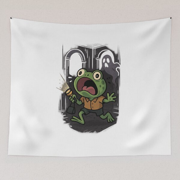 Item preview, Froggy in a Haunted House designed and sold by ALITOPRINCE.