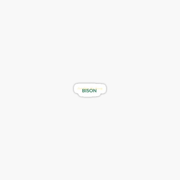 Vista previa del artículo con la obra «NDSU - bison», diseñado y vendido por CalCreate.