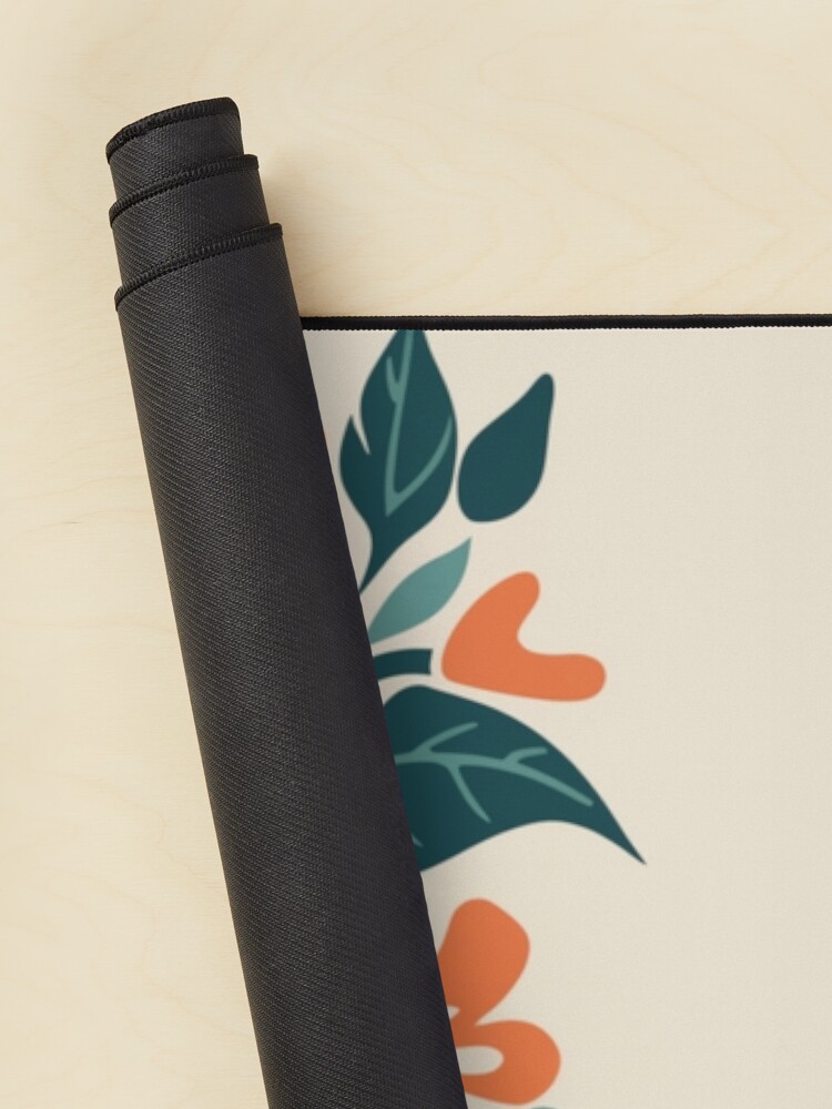 Thumbnail 2 of 5, Mouse Pad, Tropical Hibiscus in Retro Colors – Bold Floral Design designed and sold by Patricks-Art.