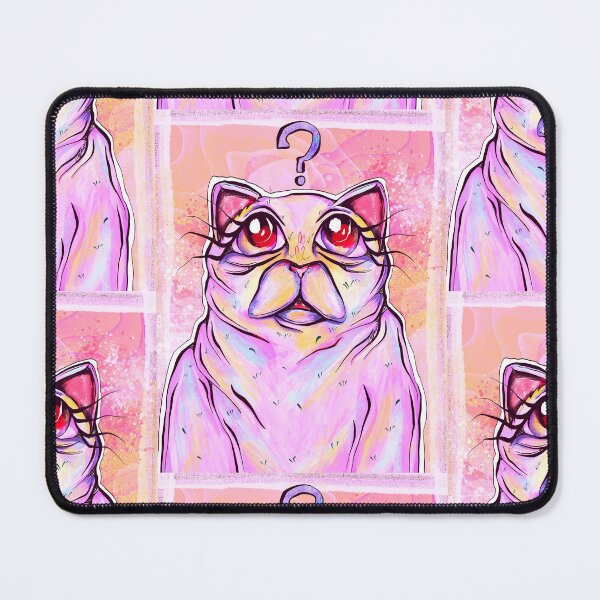 Item preview, confused kitty designed and sold by crestfallenmermaid.