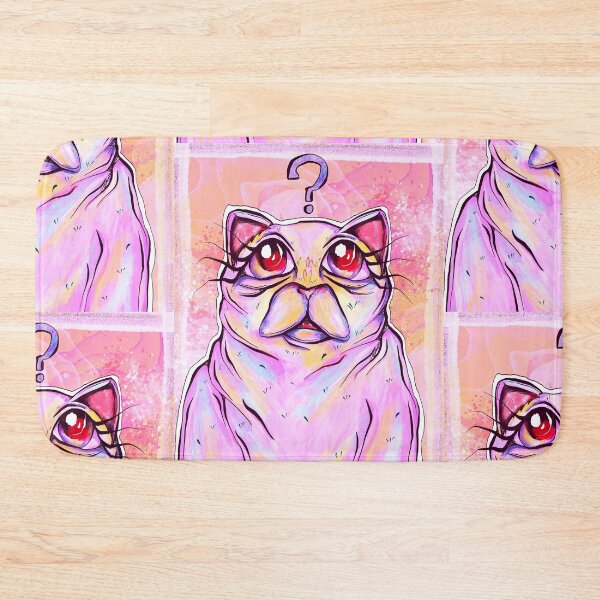 Item preview, confused kitty designed and sold by crestfallenmermaid.