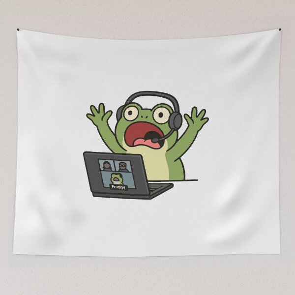 Item preview, Froggy on Zoom With the Camera On designed and sold by ALITOPRINCE.