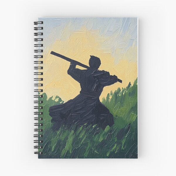 Item preview, Kenjutsu fighter  | Post-impressionist painting style designed and sold by ComicsFactory.