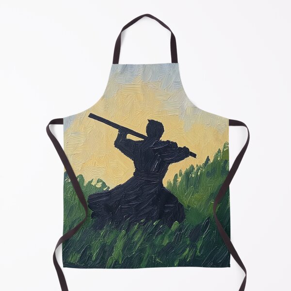 Item preview, Kenjutsu fighter | Post-impressionist painting style designed and sold by ComicsFactory.