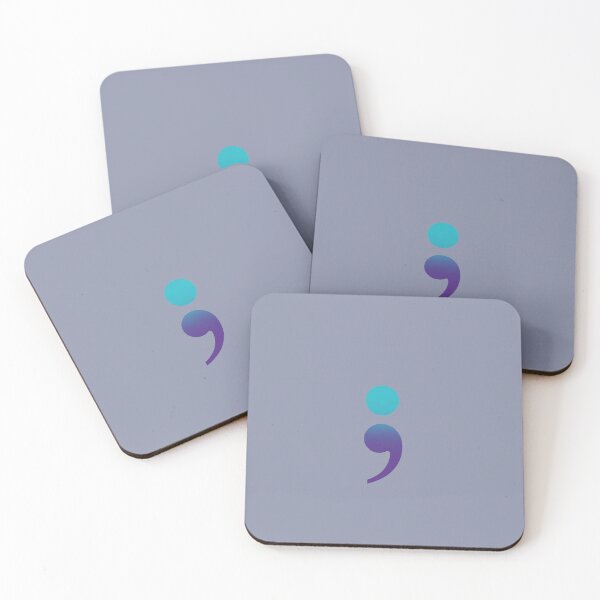 Item preview, Semicolon (borderless) designed and sold by EchoSkyArt.