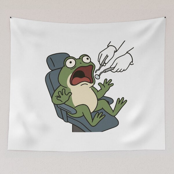 Item preview, Froggy at the Dentist designed and sold by ALITOPRINCE.