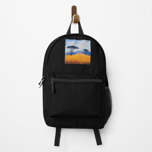 Item preview, Kenya landscape | Post-impressionist painting style designed and sold by ComicsFactory.