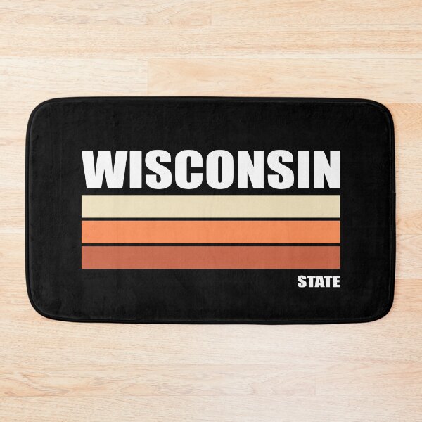 Item preview, Wisconsin State Retro Classic Style designed and sold by Megadorim.