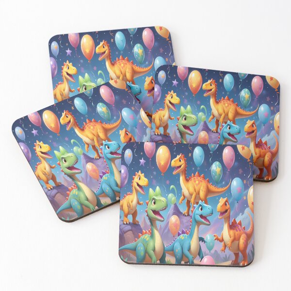 Item preview, Wobbly Dinosaurs designed and sold by Artisfunforme.