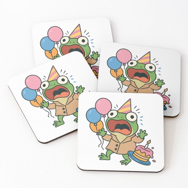 Item preview, Birthday Surprise Froggy designed and sold by ALITOPRINCE.
