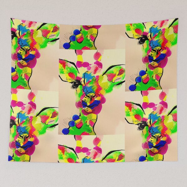 Item preview, Funky giraffe  designed and sold by AlexMarescu.