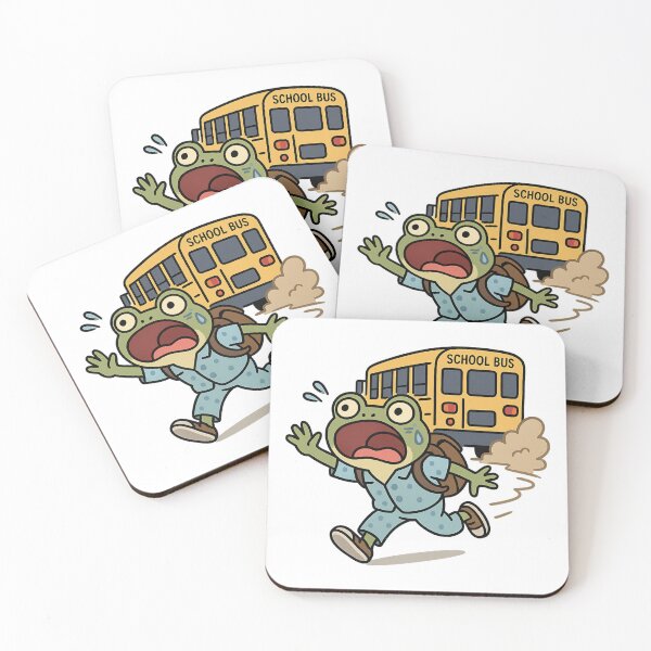 Item preview, Froggy Missed the Bus designed and sold by ALITOPRINCE.
