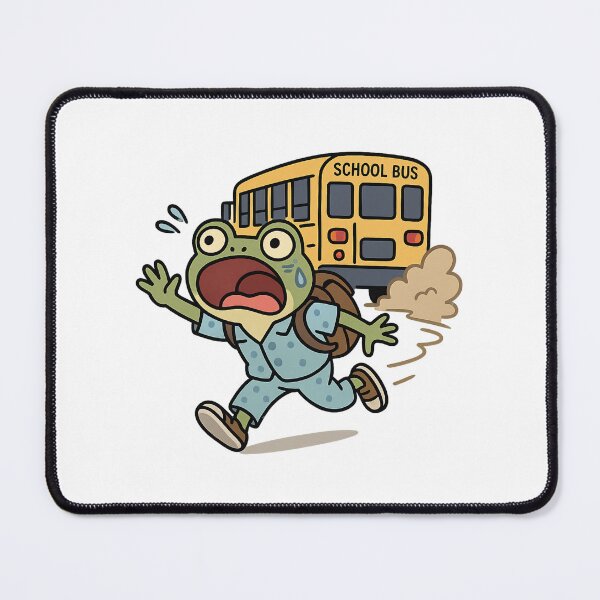 Item preview, Froggy Missed the Bus designed and sold by ALITOPRINCE.