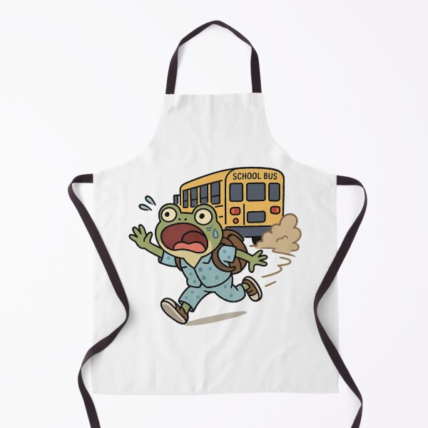 Item preview, Froggy Missed the Bus designed and sold by ALITOPRINCE.